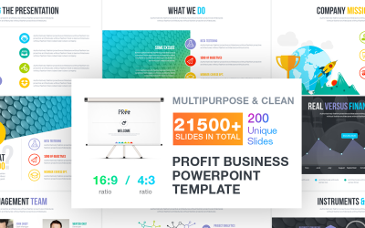Businessplan-presentatie PowerPoint-sjabloon