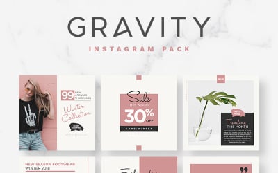 Gravity Instagram Pack Social Media Mall