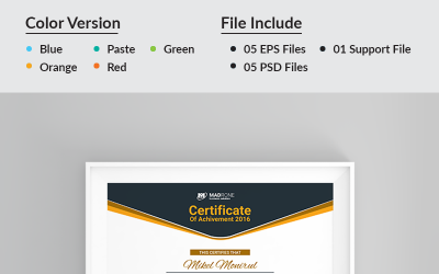 Modelo de certificado de treinamento em informática