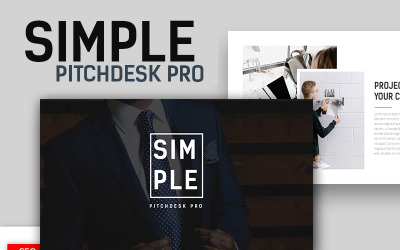 Modelo simples do PowerPoint Pitchdesk Pro
