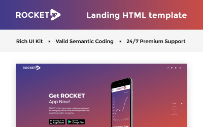 ProApp - Modèle de page de destination de page HTML5