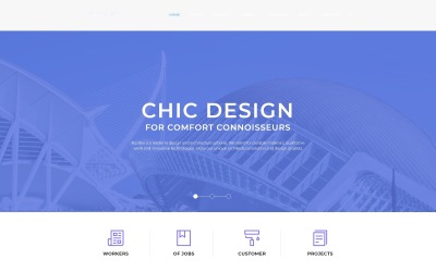 "Urbango - Architecture Firm" - адаптивний WordPress шаблон №66201
