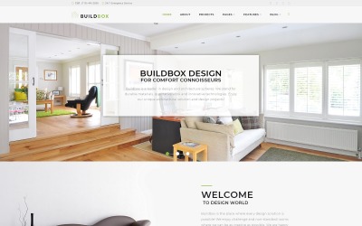 "Buildbox - Architecture Agency WordPress Theme" WordPress thema №66342