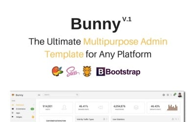 Bunny - The Ultimate Multipurpose Admin Template