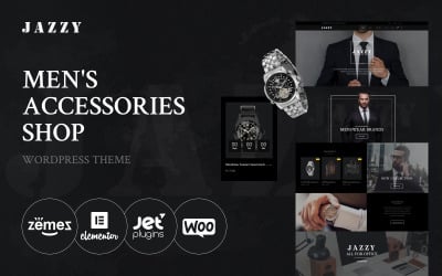 Jazzy - Tienda de accesorios para hombre Tema WooCommerce