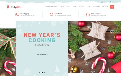 Motyw HolyGift PrestaShop