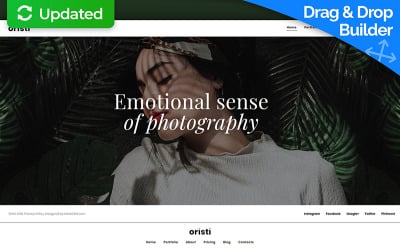 Oristi - Photographer Portfolio Moto CMS 3 Template