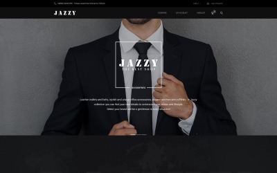 Reszponzív Jazzy - Men's Accessories Shop WooCommerce sablon 66312