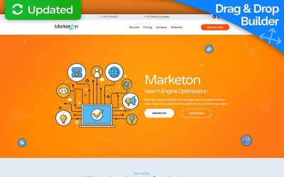 "SEO" modèle de page d'atterrissage #66383