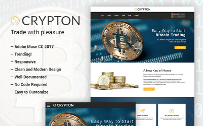 Crypton - шаблон Muse для биткойнов и криптовалют