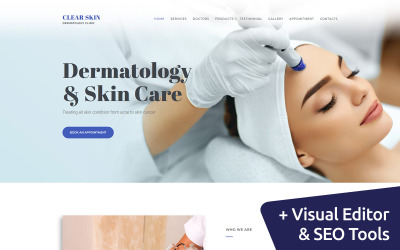 Dermatologue Clinic Modèle Moto CMS 3