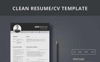 Jeremy Michaelson - Government Resume Template