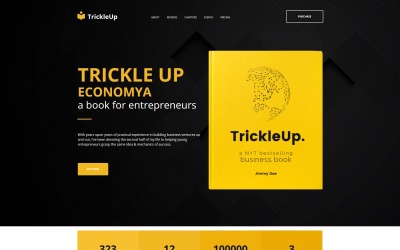 Moto CMS HTML šablona "One Page E-book" #66419