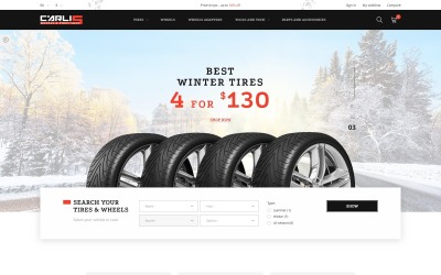 Responsive Carlis - Wheels & Tires Shop Prestashop #66467