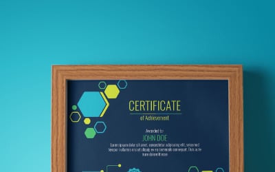 Technical 2 color variations Certificate Template