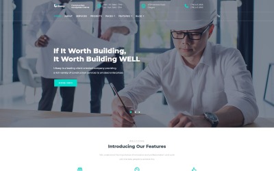 Urbasy - Tema WordPress para empresas de construcción