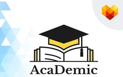 AcaDemic - mall för utbildningslogotyp