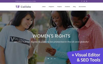 Callista - Plantilla Charity Moto CMS 3