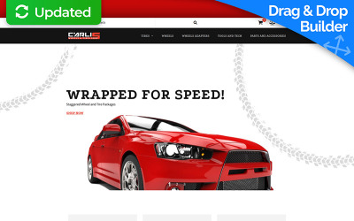 Carlis - MotoCMS e-commercesjabloon voor wielen en bandenwinkel