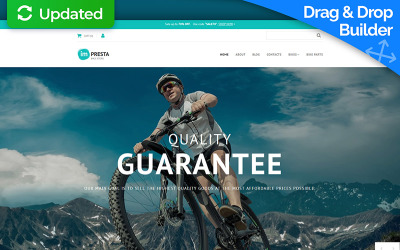 Impresta - Modello di ecommerce MotoCMS di Bike Shop