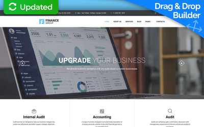 Responsive Finance Group - Accounting & Audit Moto Cms 3 #66516