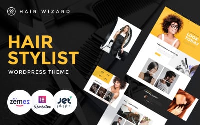 Hair Wizard - WordPress-Theme für Haarstylisten