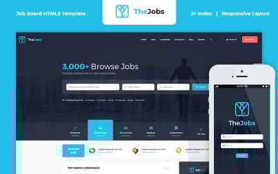 HTML-шаблон сайта вакансии - Доска объявлений