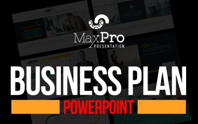 "MaxPro - Business Plan" - PowerPoint шаблон №66751