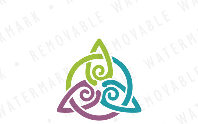 Sjabloon met logo voor yoga en spa transformatie