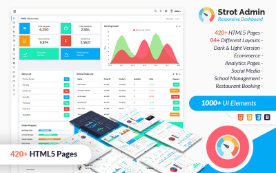Strot - Responsive Dashboard Admin Mall