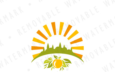 Sunny Orchard Logo Template