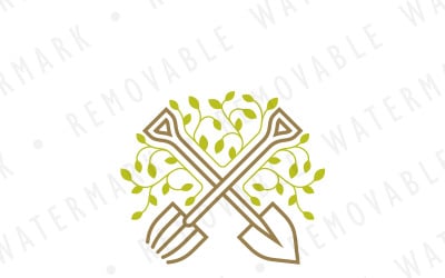 Sustainable Gardening Logo Template