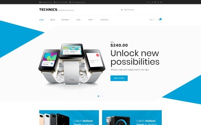 Technics - Elektronikai áruház WooCommerce téma