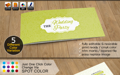 Bloemen bruiloft uitnodigingskaart ontwerp | U wordt uitgenodigd | Wedding Suite - Illustratie