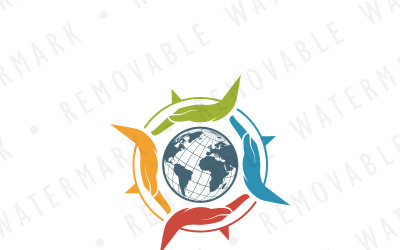 Compass of Worldwide Care Logo Template