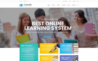 ECoursify - LMS online tanfolyamokhoz WordPress téma