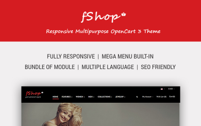 fShop - Template OpenCart de eCommerce avançado
