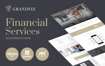 Grandviz - Financieel bedrijf Premium WordPress-thema
