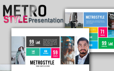 Metro Style Premium - Modello di Keynote