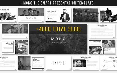 Mono - Smart Presentation PowerPoint -mall