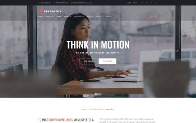 Responsive Presentor - Business WordPress Elementor Theme #66926