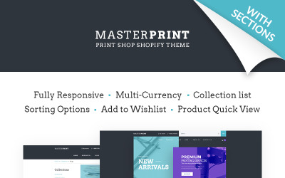 Responsivt Master Print - Print Shop Shopify-tema #66989