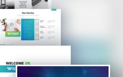 Шаблон PowerPoint RomanSeven