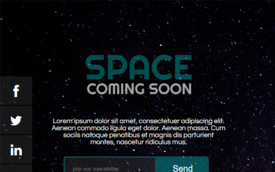 "Space Coming Soon" - Спеціальна сторінка №66945
