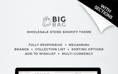 Велика сумка - оптовий магазин Shopify Theme