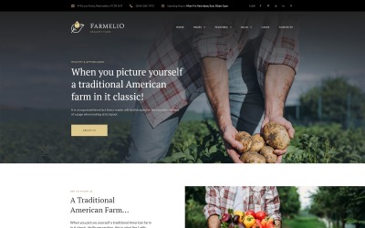 Farmelio - Farm Responsive WordPress Theme #67001