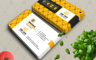 Business Card for Fast Food Company | Business Card Print | Custom Business Card | Digital Print File Márkastílus sablon 67193