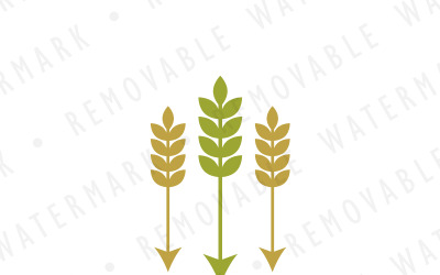 Crop Arrows Logo Template