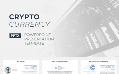 CryptoCurrency PowerPoint-sjabloon