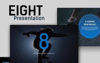 Eight Creative Presentation PowerPoint template
